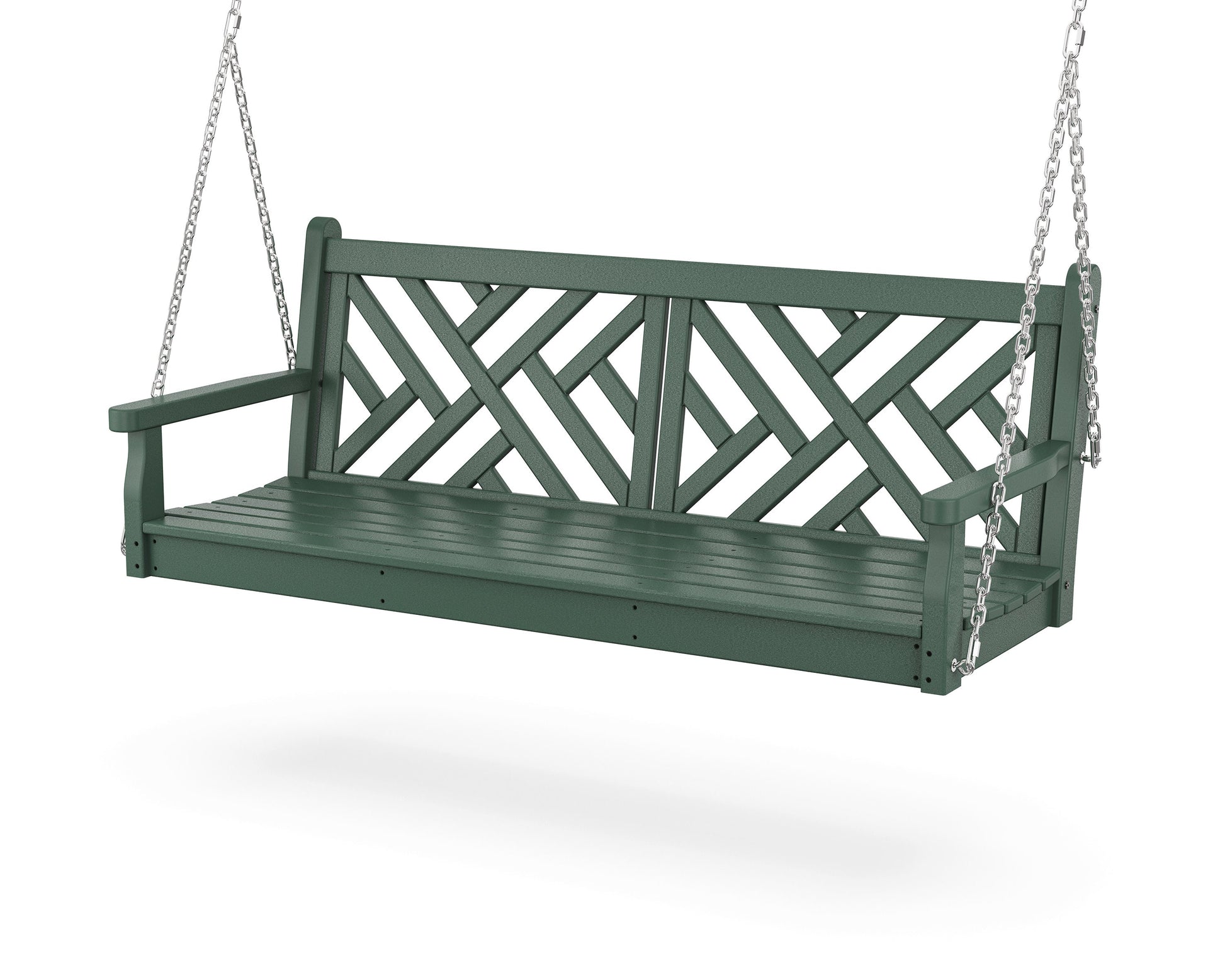 POLYWOOD Chippendale 60" Swing — Green