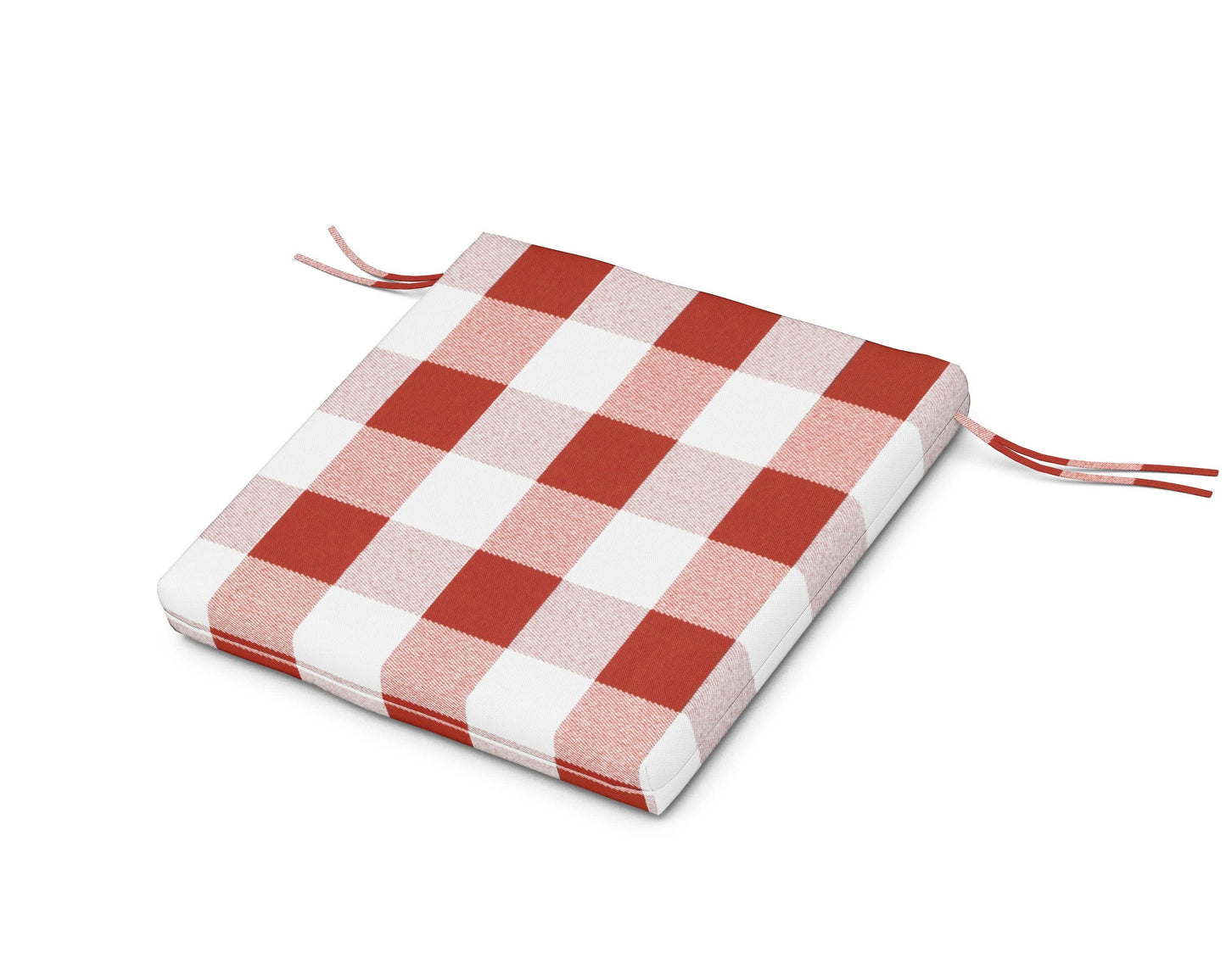 POLYWOOD AL300 Seat Pad — Buffalo Plaid Crimson