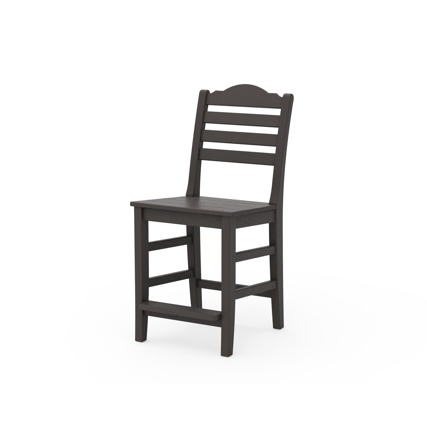 POLYWOOD Savannah Counter Side Chair — Vintage Coffee