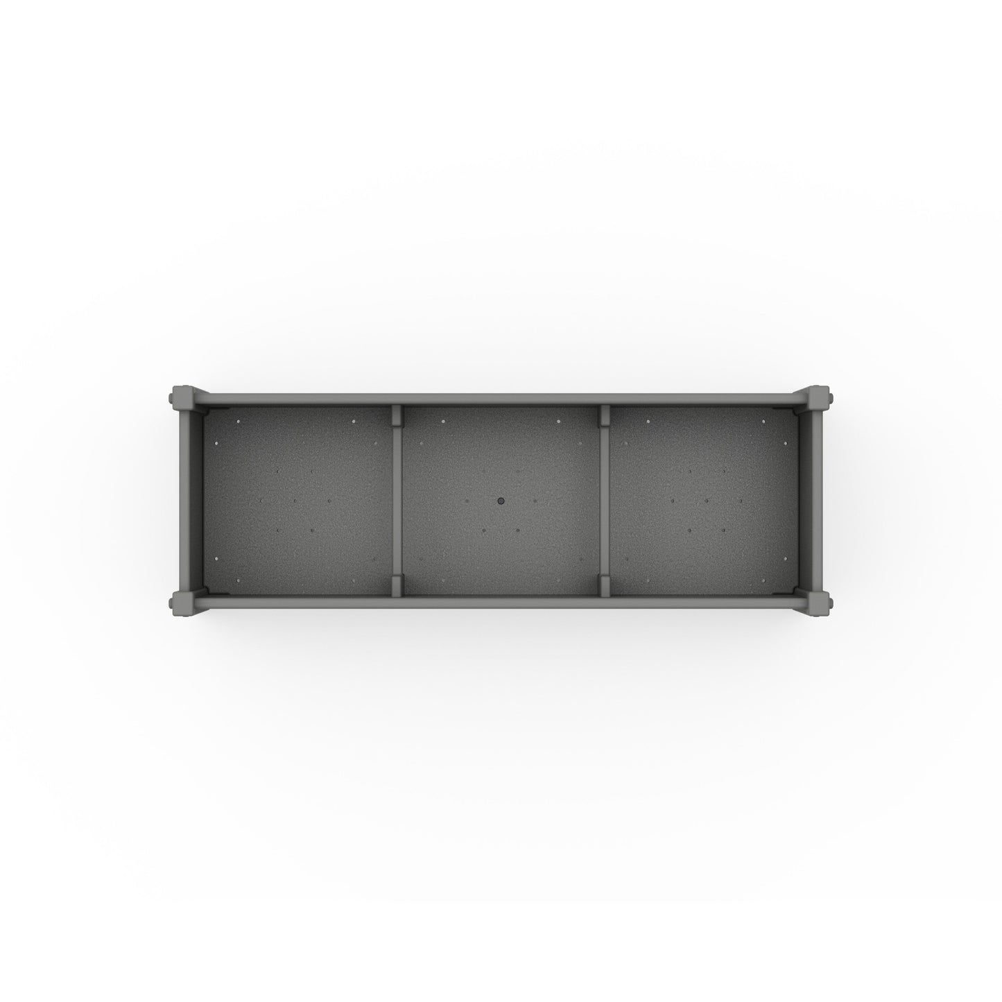 POLYWOOD Nautical Rectangle Triple Planter Box