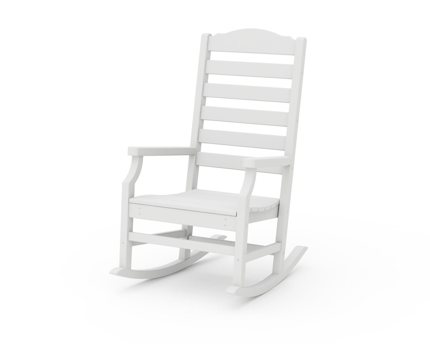POLYWOOD Savannah Rocking Chair — White