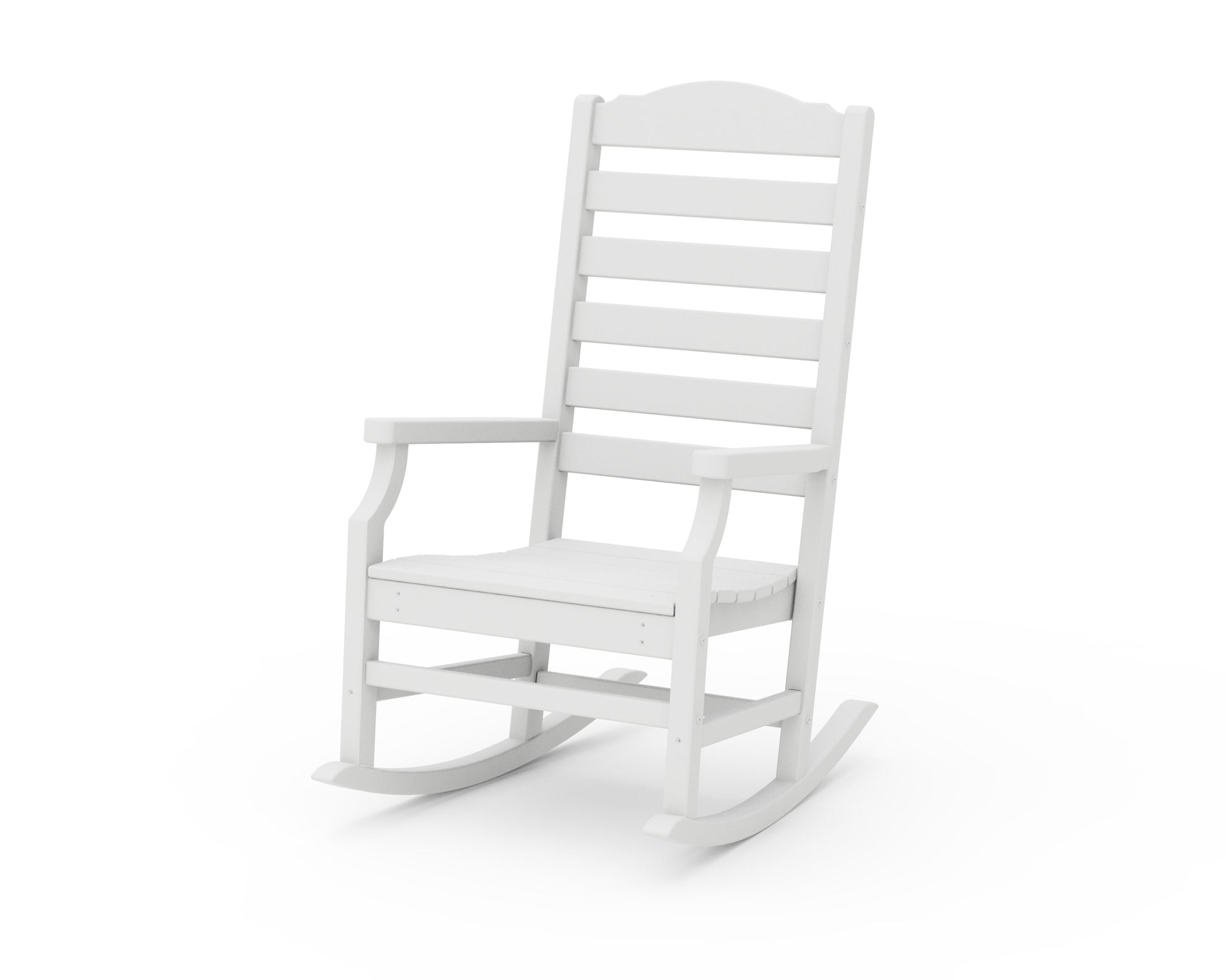 POLYWOOD Savannah Rocking Chair — White