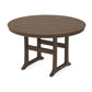 POLYWOOD Nautical Trestle 60" Round Counter Table — Kona