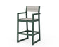 POLYWOOD EDGE Sling Bar Arm Chair — Green / Birch Sling