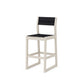 POLYWOOD EDGE Sling Bar Side Chair — Sand / Black Sling