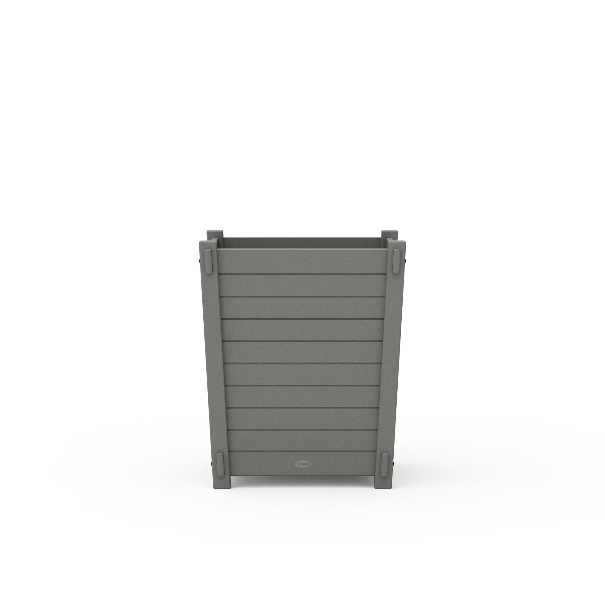 POLYWOOD Nautical Large Tapered Square Short Planter Box