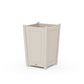 POLYWOOD Country Living Large Tapered Square Planter Box — Sand
