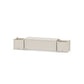POLYWOOD 48" Nautical Straight Planter Storage Bench Set — Sand