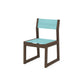 POLYWOOD EDGE Sling Dining Side Chair — Kona / Dupioni Aquamarine Sling