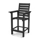 POLYWOOD Captain Counter Chair — Black