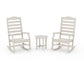 POLYWOOD Savannah 3-Piece Rocking Chair Set — Sand