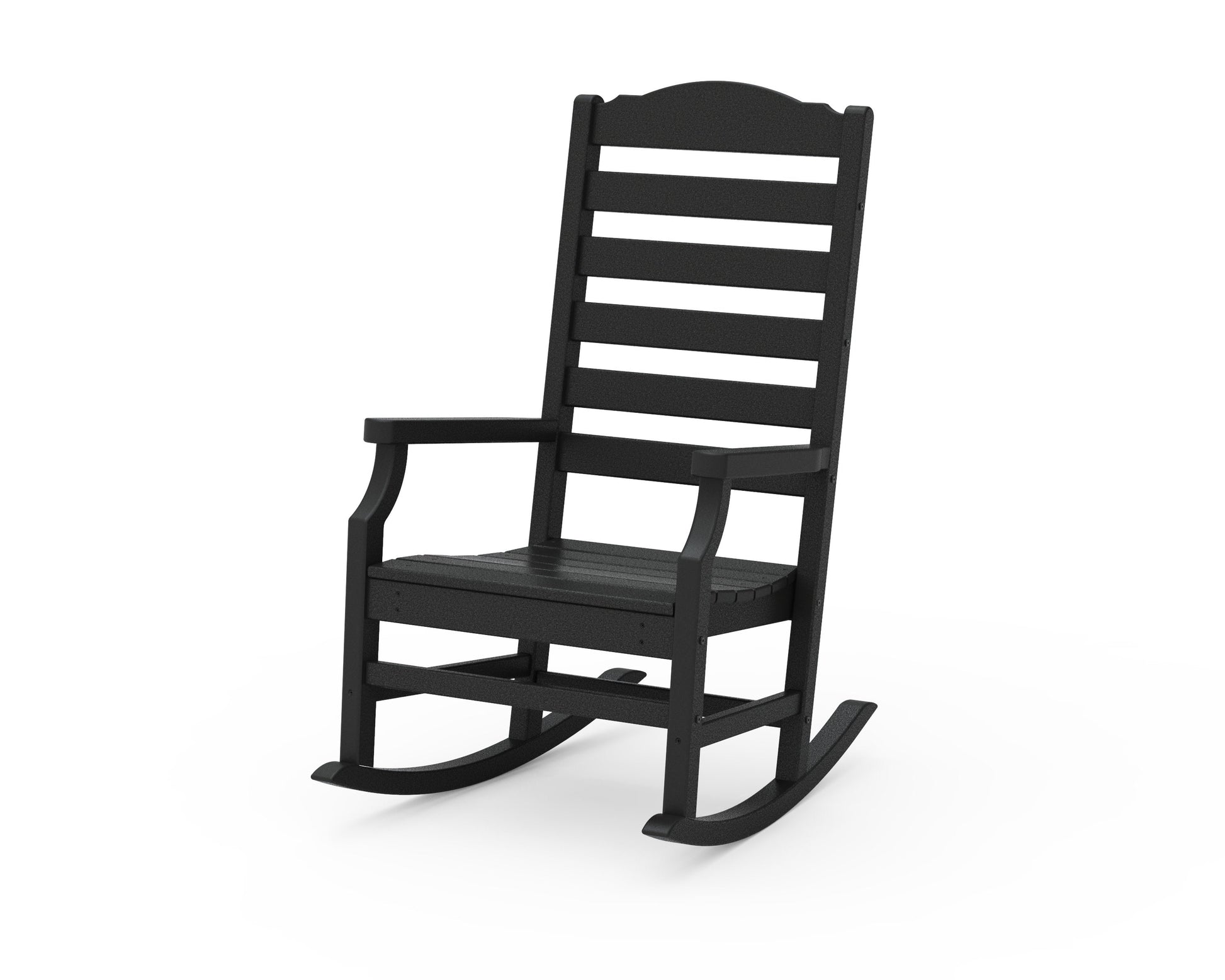 POLYWOOD Savannah Rocking Chair — Black
