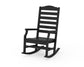 POLYWOOD Savannah Rocking Chair — Black