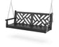 POLYWOOD Chippendale 60" Swing — Black