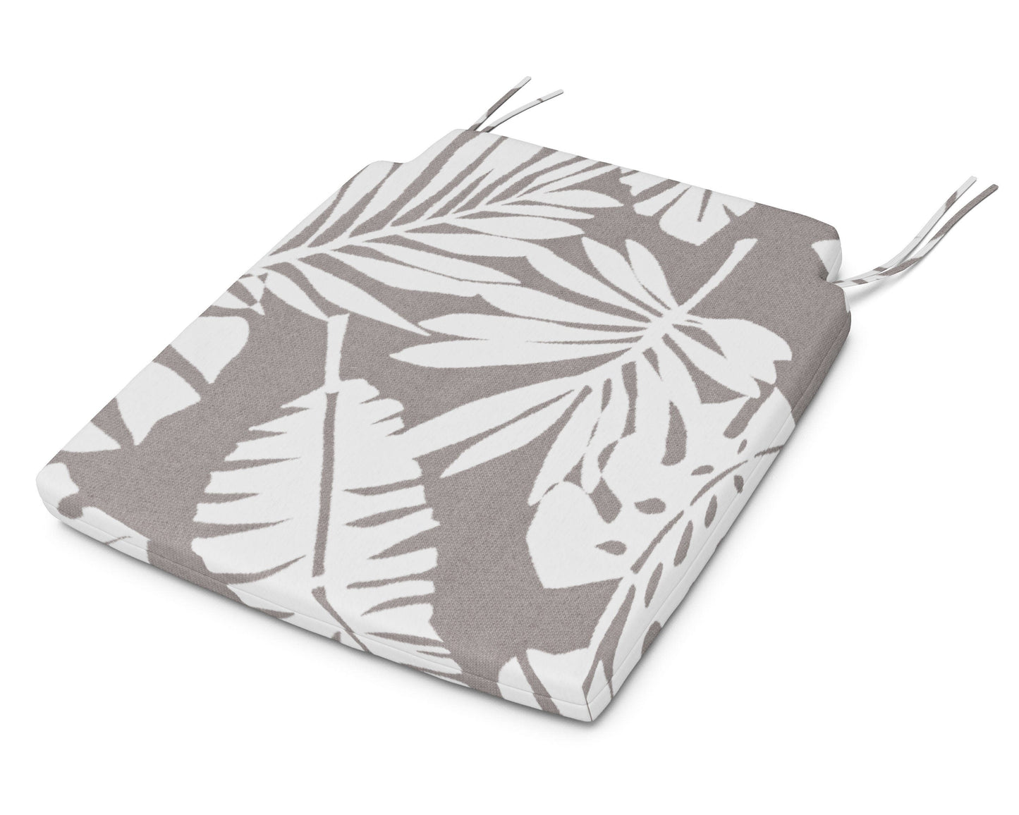 POLYWOOD Savannah Dining Seat Pad — Leaf Grey Mist