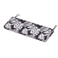 POLYWOOD Chinoiserie Bench Seat Cushion — Leaf Navy