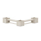 POLYWOOD 60" Vineyard L- Shaped Planter Bench Corner Set - Large — Sand