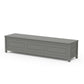POLYWOOD Country Living 72" Storage Bench — Slate Grey
