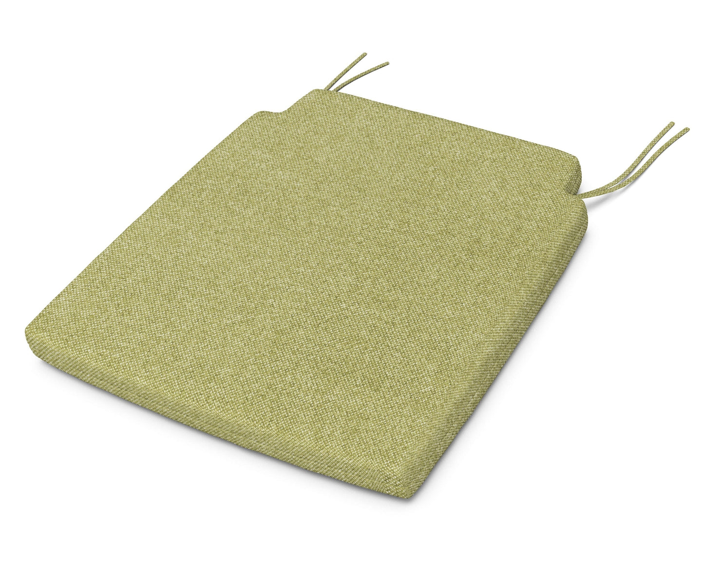 POLYWOOD Savannah Dining Seat Pad — Chartreuse Boucle