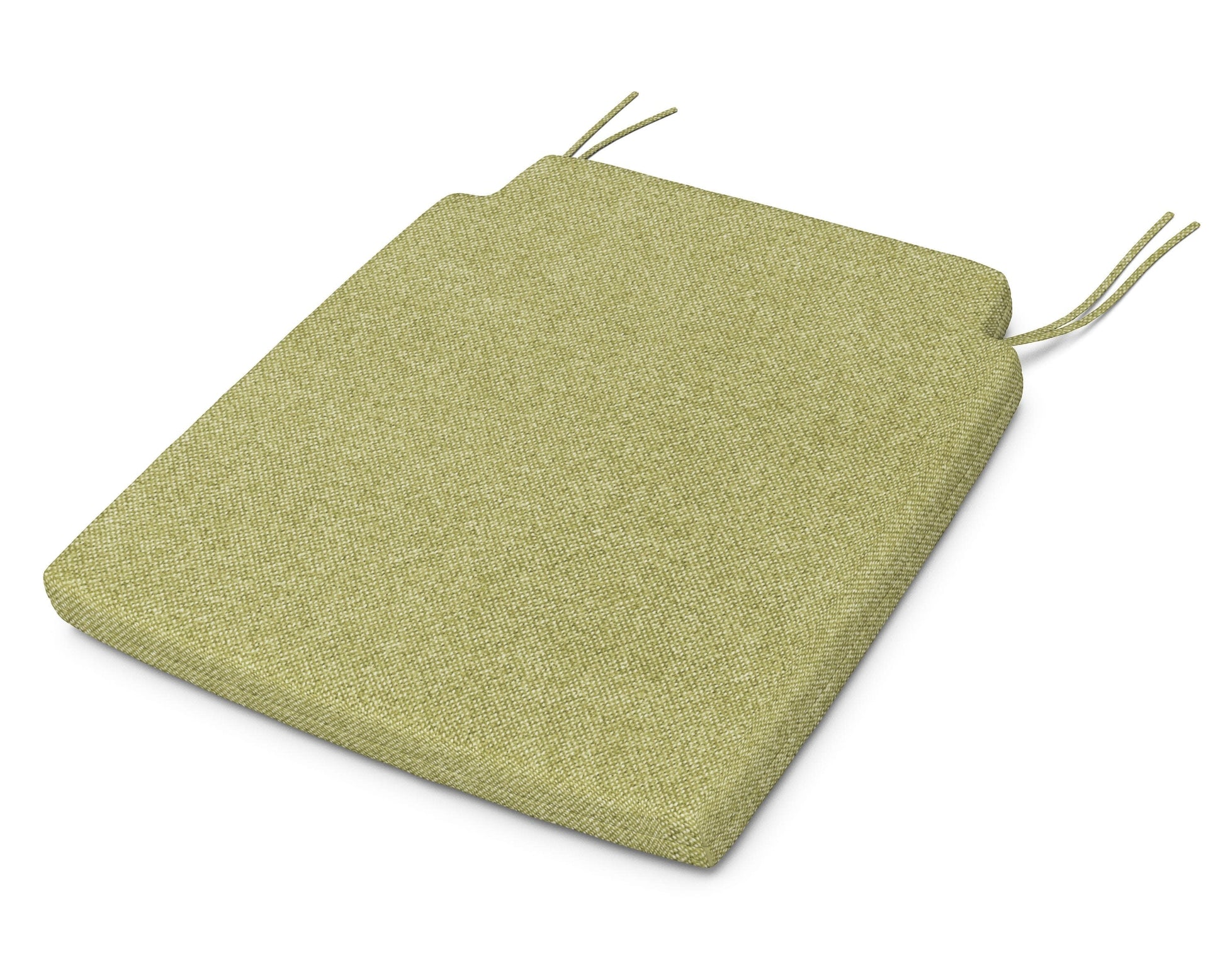 POLYWOOD Savannah Dining Seat Pad — Chartreuse Boucle