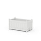 POLYWOOD Vineyard Rectangle Double Planter Box — White