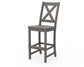 POLYWOOD Braxton Bar Side Chair — Driftwood