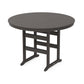 POLYWOOD 60" Round Farmhouse Bar Table — Vintage Coffee