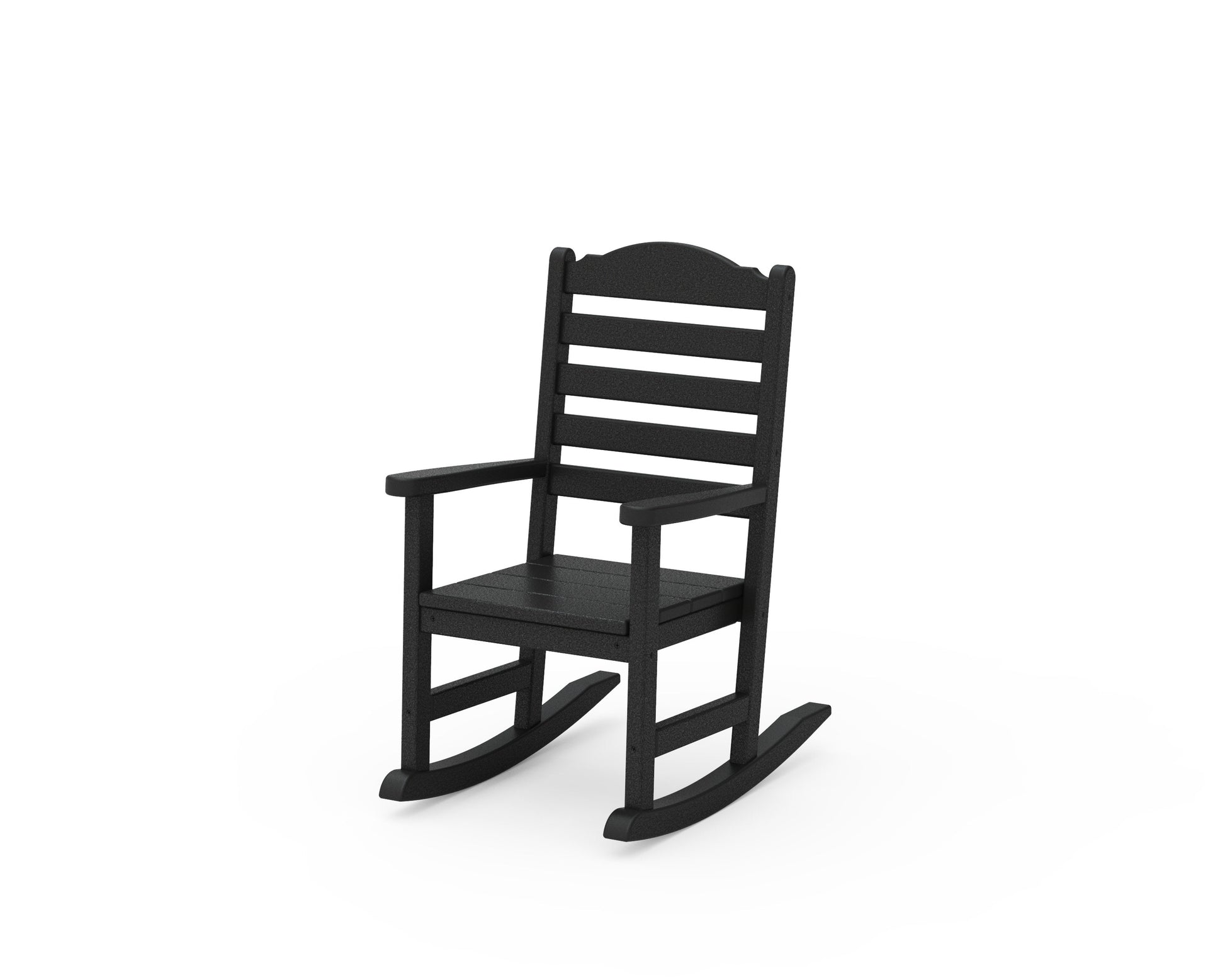 POLYWOOD Savannah Kids Rocking Chair — Black