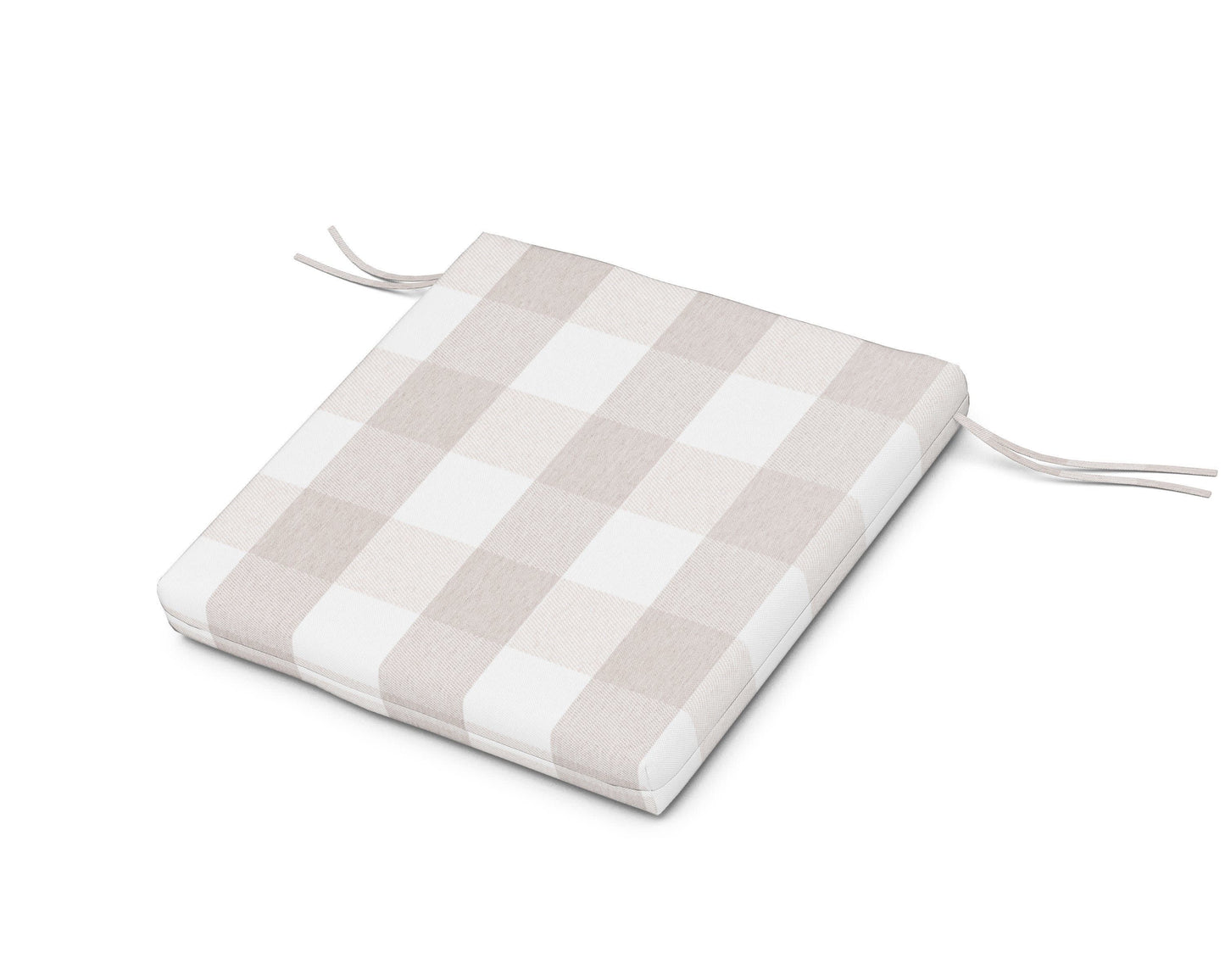 POLYWOOD AL300 Seat Pad — Buffalo Plaid Dune Burlap