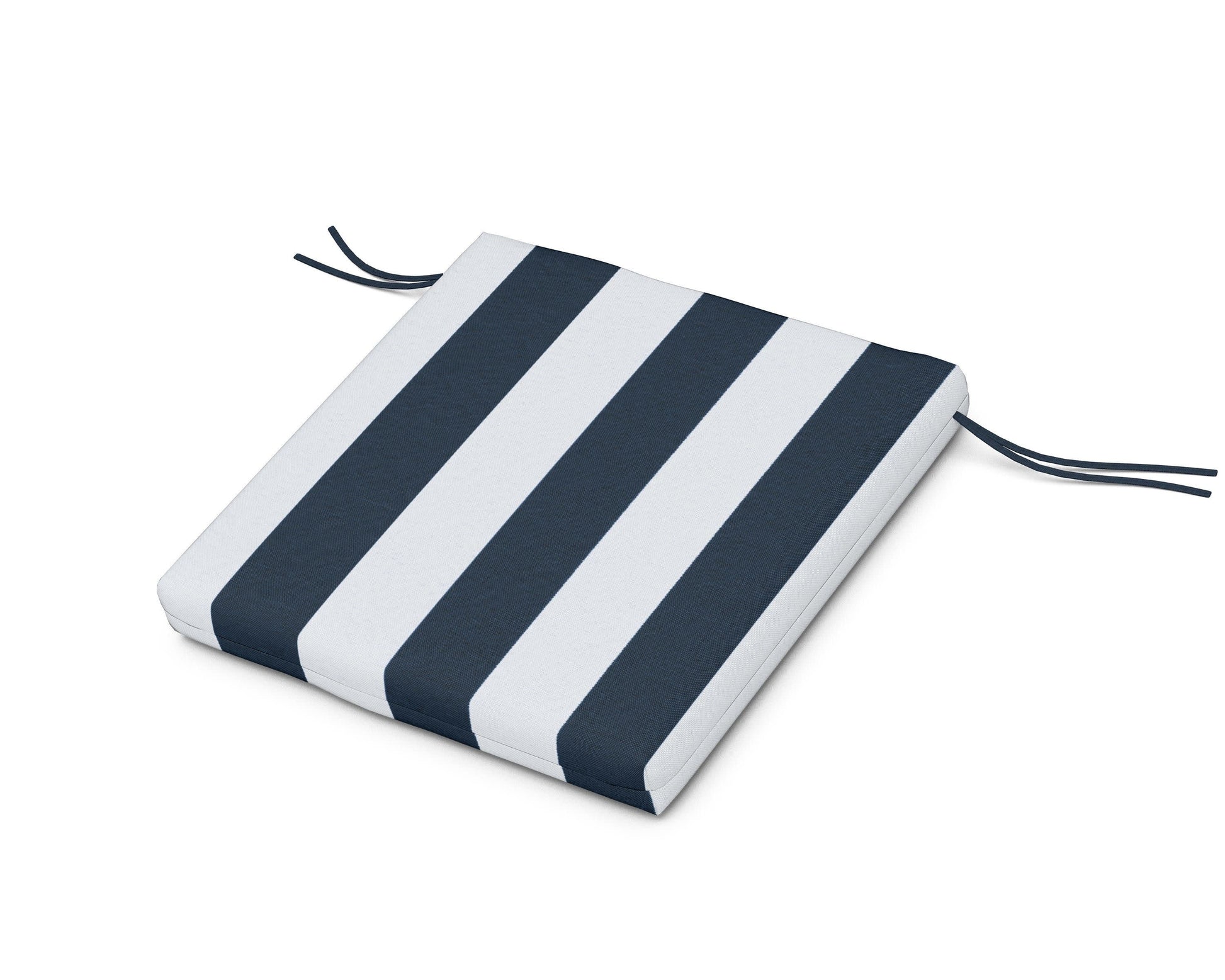 POLYWOOD AL300 Seat Pad — Cabana Stripe Marine Indigo