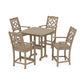 POLYWOOD Chinoiserie 5-Piece Counter Set — Vintage Sahara