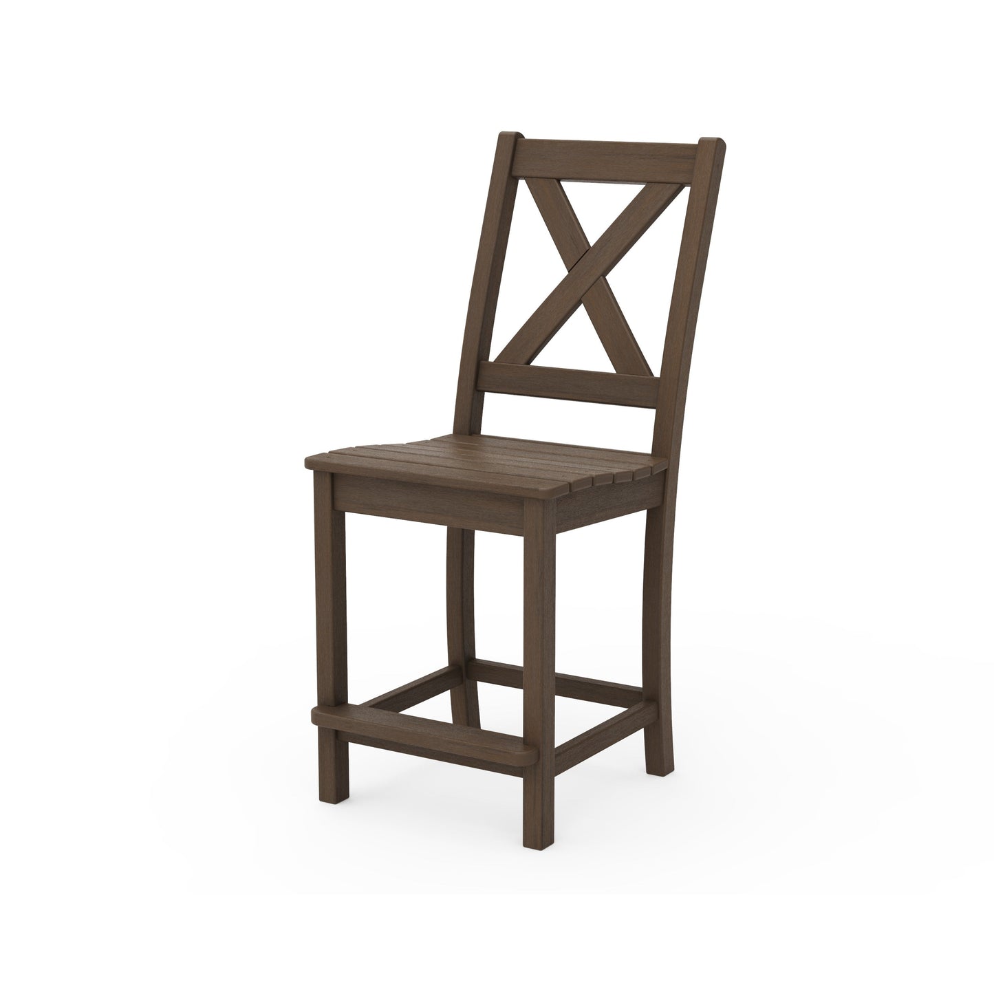 POLYWOOD Braxton Counter Side Chair — Kona