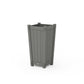 POLYWOOD Vineyard Tapered Square Planter Box — Slate Grey