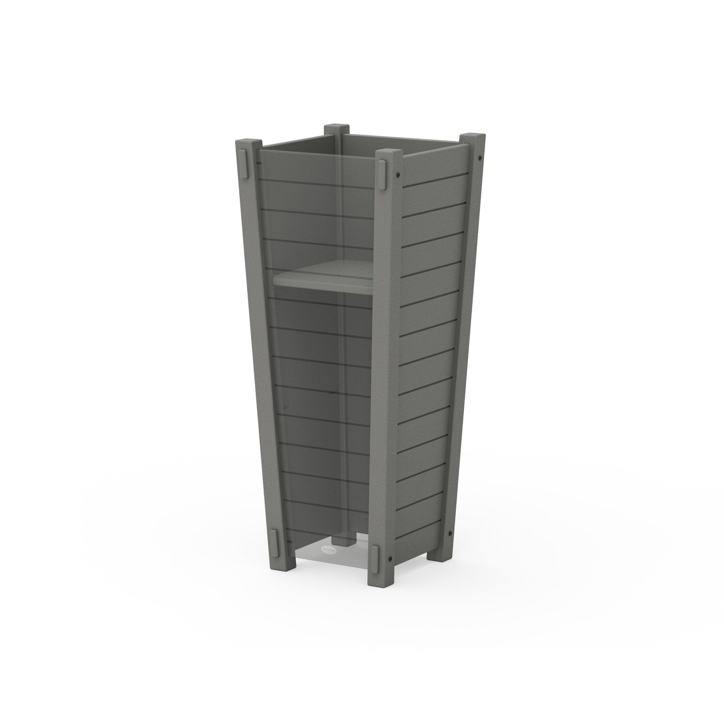 POLYWOOD Nautical Tapered Square Tall Planter Box