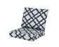 POLYWOOD Baffle Seat/Back Cushion — Trellis Marine Indigo
