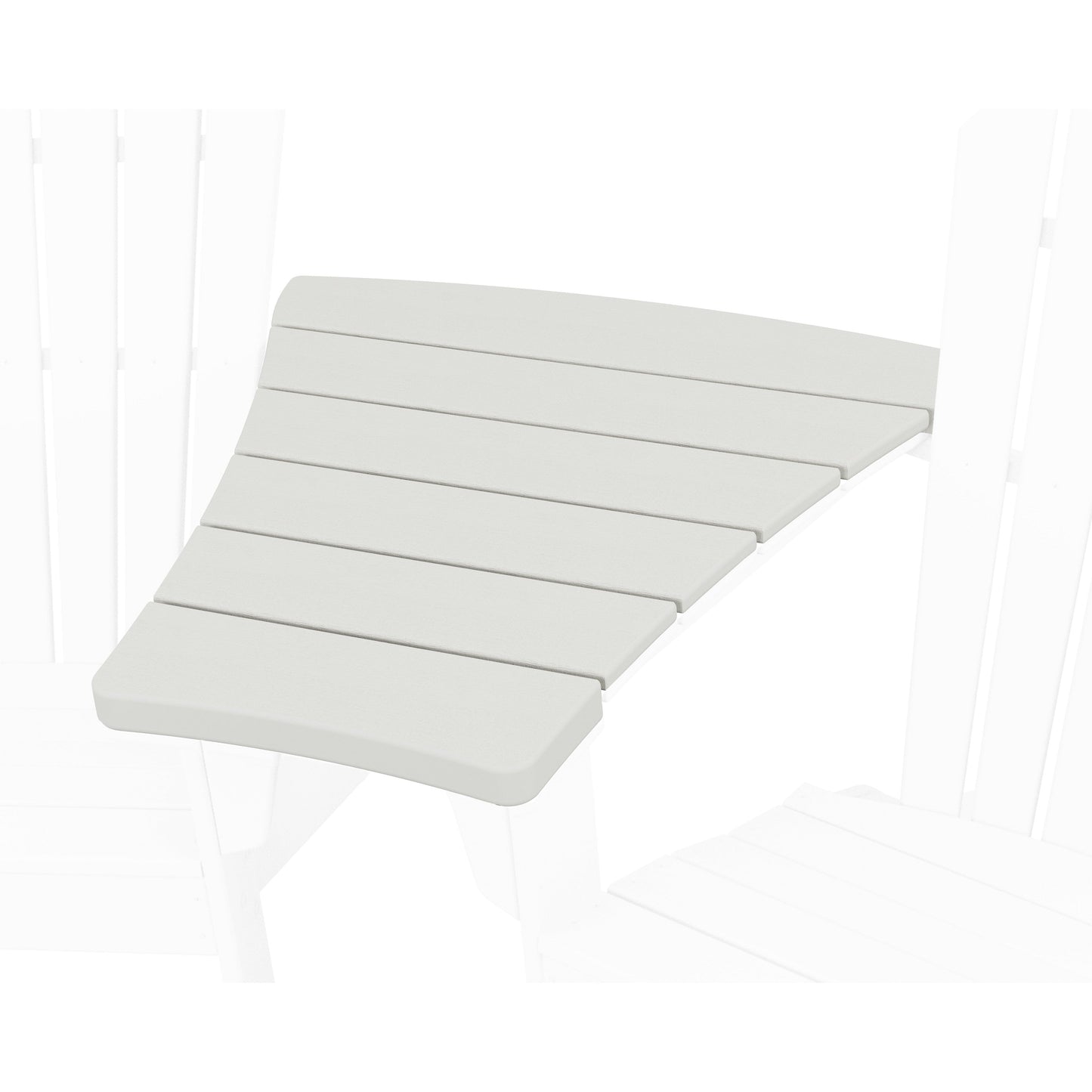 POLYWOOD Angled Adirondack Connecting Table — Vintage White