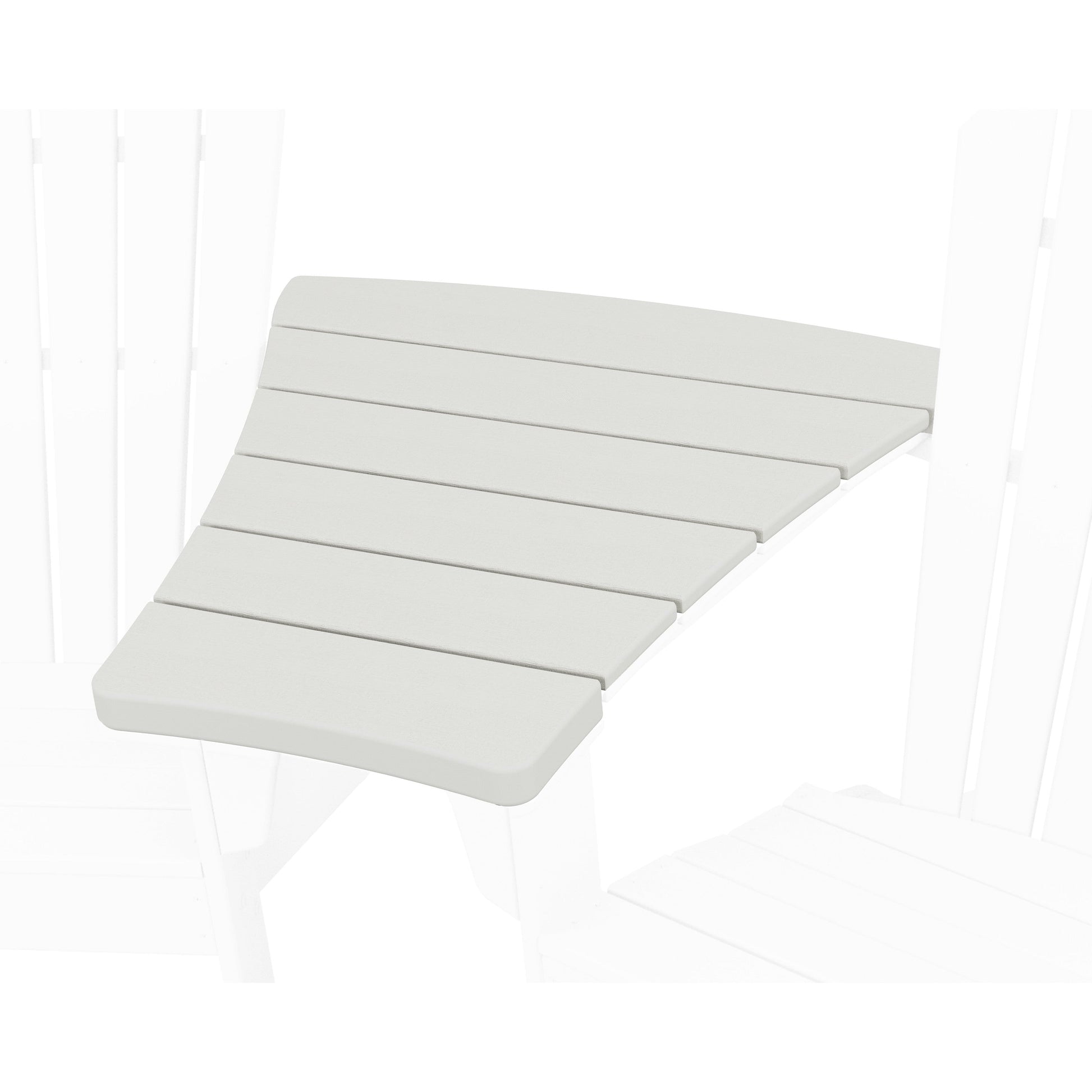 POLYWOOD Angled Adirondack Connecting Table — Vintage White