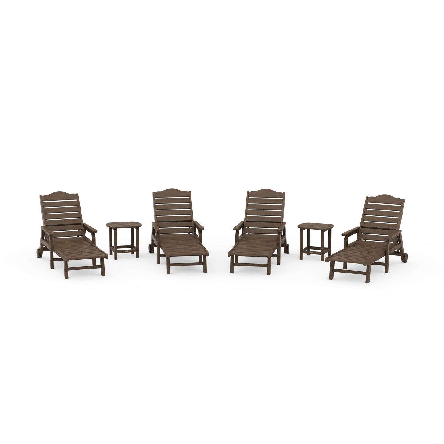 POLYWOOD 6-Piece Savannah Chaise Lounge Set — Kona