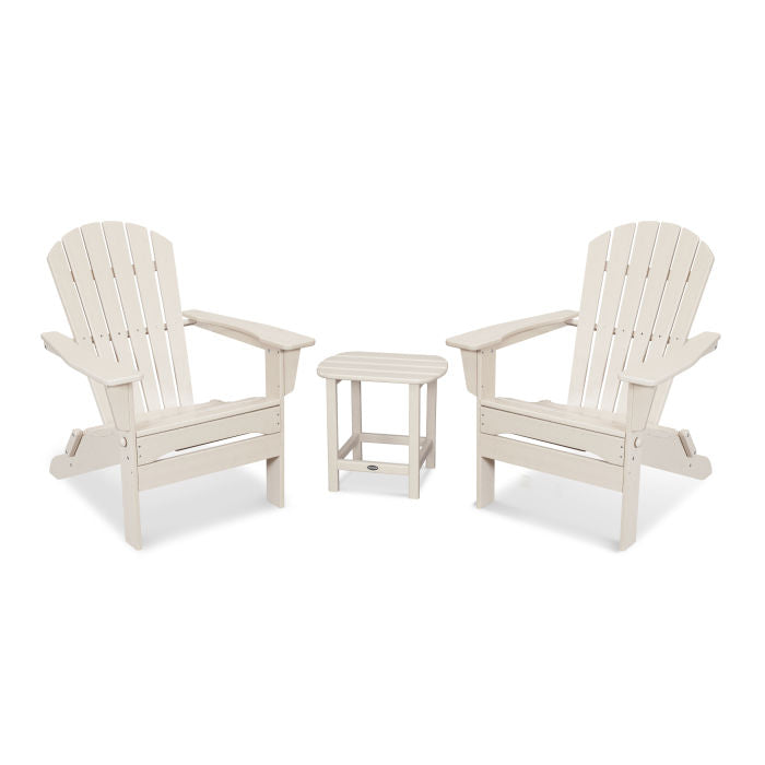 POLYWOOD South Beach 3-Piece Folding Adirondack Set FREE SHIPPING