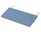 POLYWOOD Bench Seat Cushion - 17.25"D x 43.5"W x 2.5"H — Sky Blue