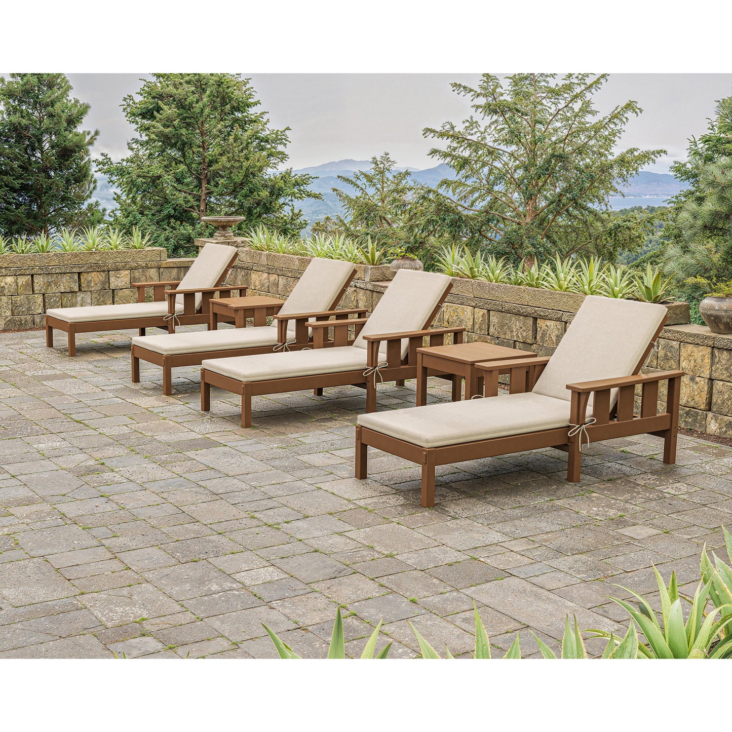 POLYWOOD Acadia 6-Piece Chaise Set