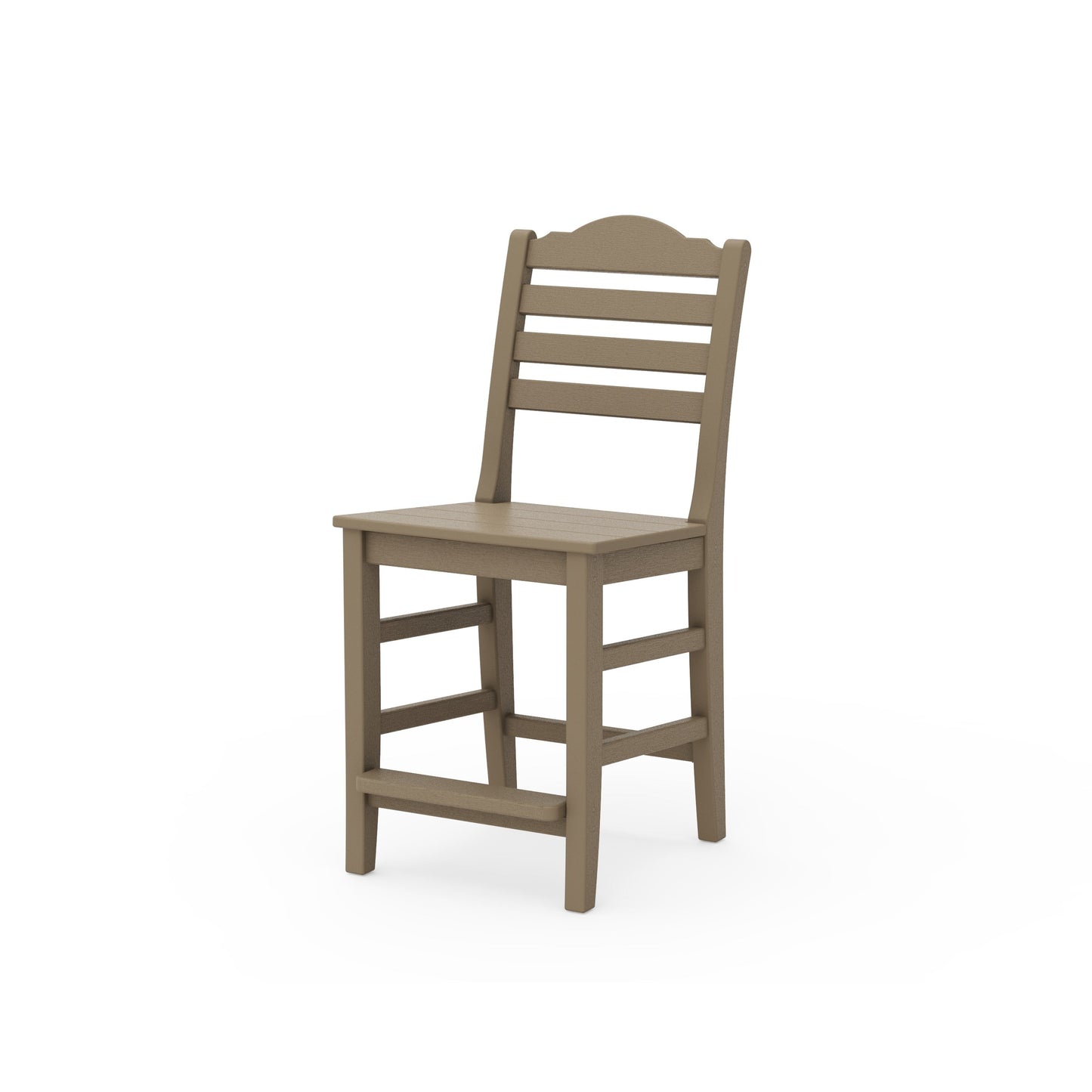 POLYWOOD Savannah Counter Side Chair — Vintage Sahara