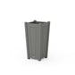 POLYWOOD Country Living Tapered Square Planter Box — Slate Grey