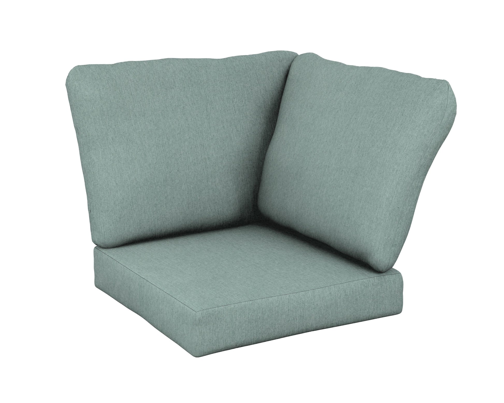 POLYWOOD Baffle Modular Corner Cushion — Glacier Spa