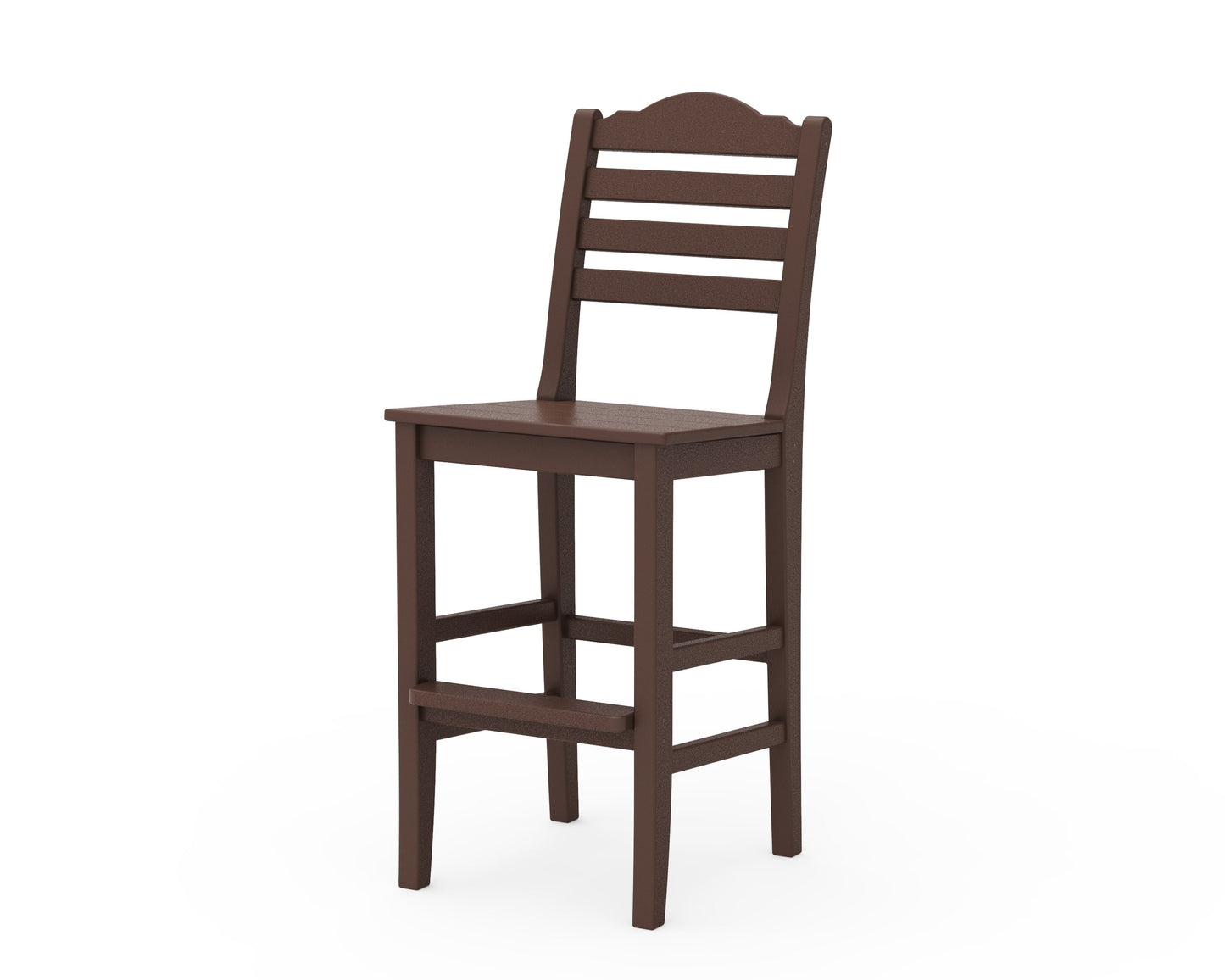 POLYWOOD Savannah Bar Side Chair — Mahogany