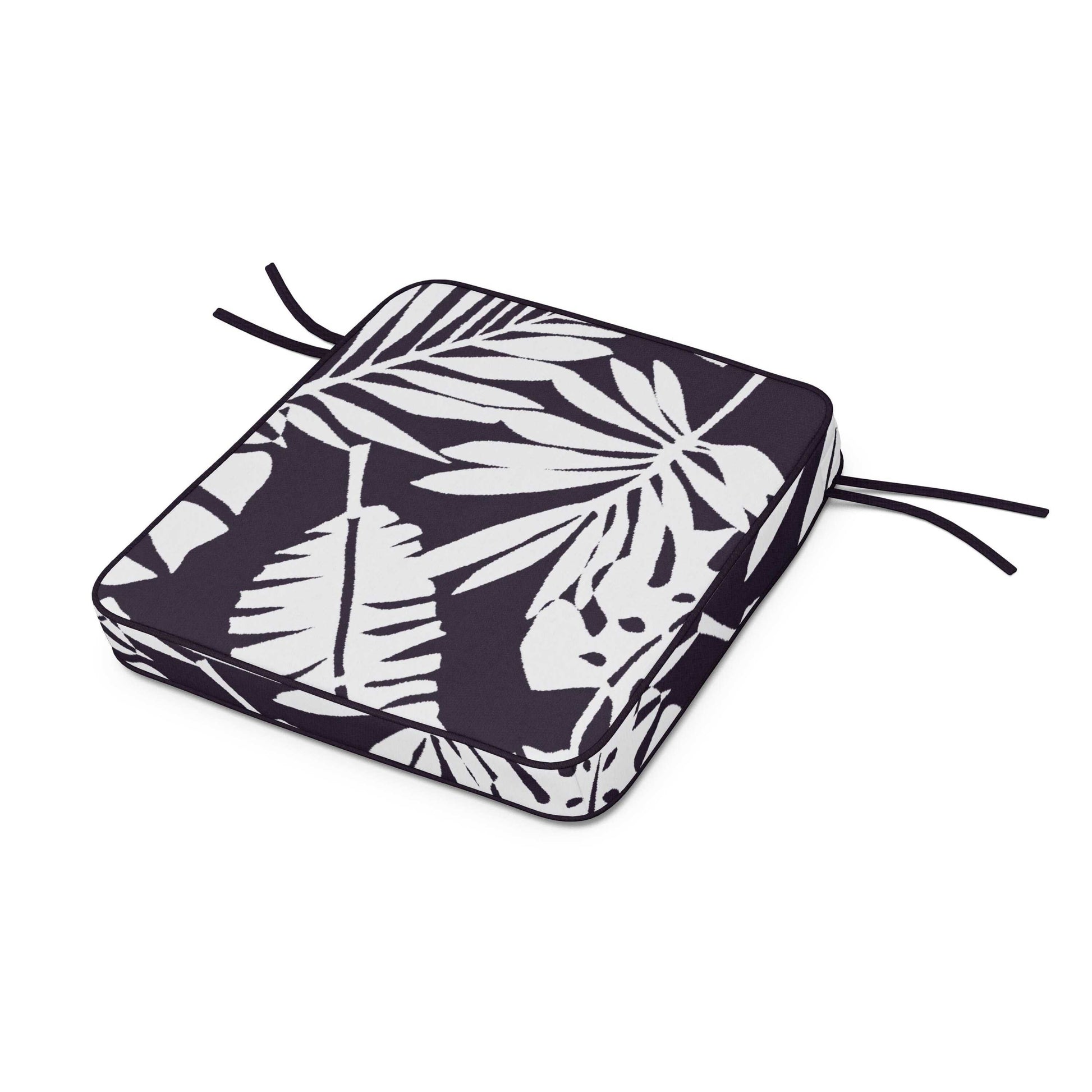 POLYWOOD Acadia Dining Arm Seat Cushion — Leaf Navy