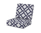 POLYWOOD Ateeva Harbour Seat and Back Cushion — Trellis Navy