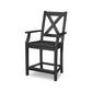 POLYWOOD Braxton Counter Arm Chair — Black