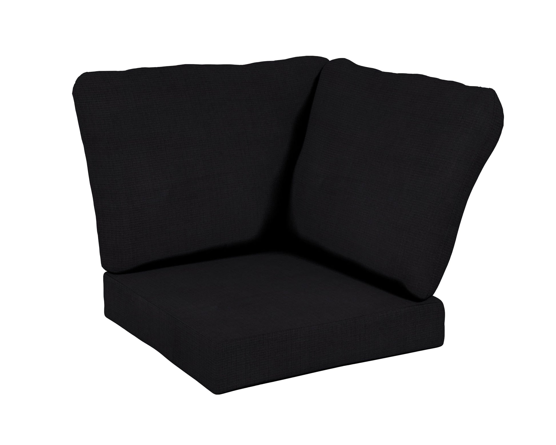 POLYWOOD Baffle Modular Corner Cushion — Midnight Linen