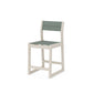 POLYWOOD EDGE Sling Counter Side Chair — Sand / Dupioni Sea Mist Sling